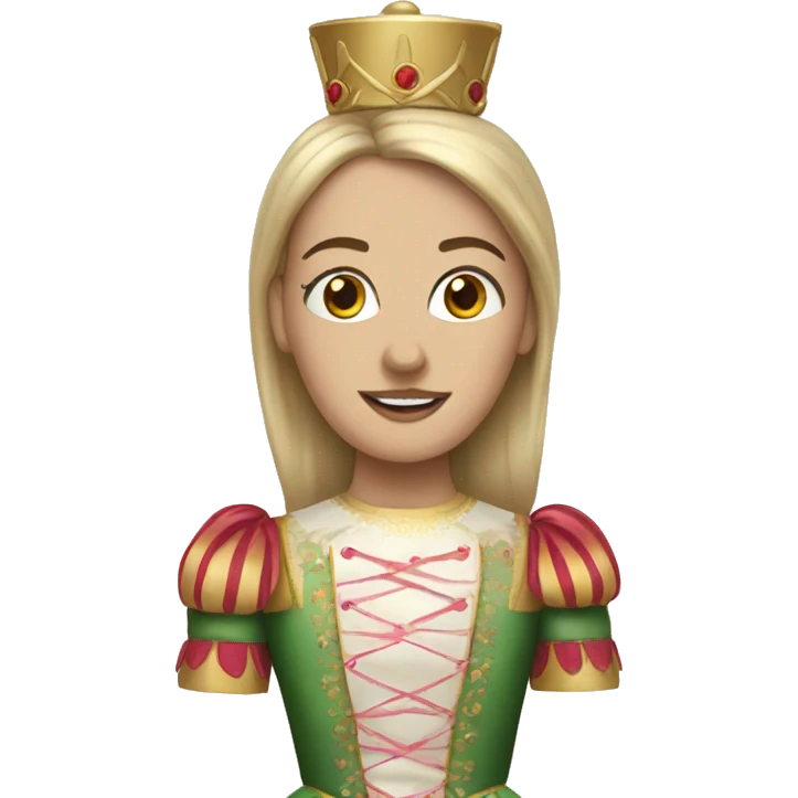 Female nutcracker emoji
