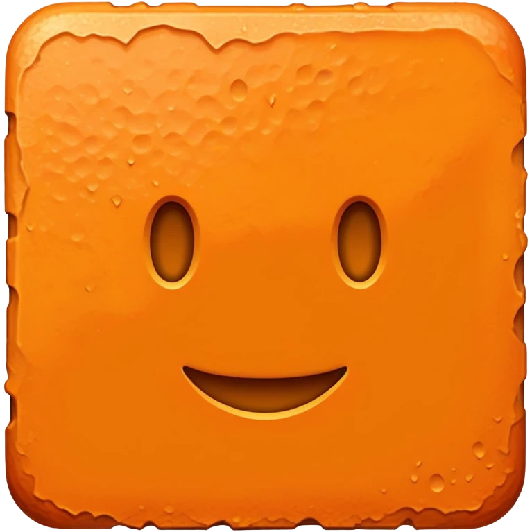 orange square with texture emoji