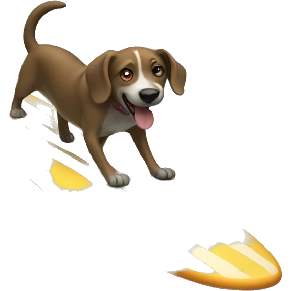 surfing dog emoji