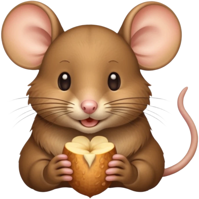 mouse eating emoji