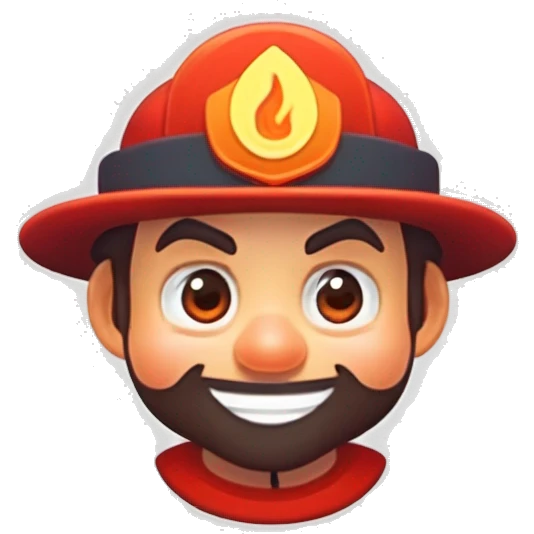 Pompier sorcier emoji