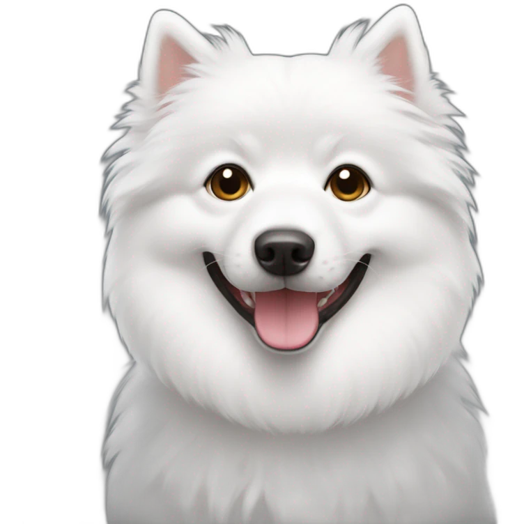 White spitz emoji