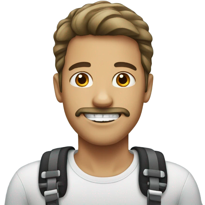 Man with braces  emoji