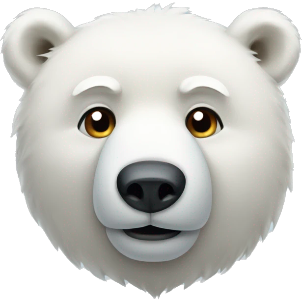 Polar bear emoji