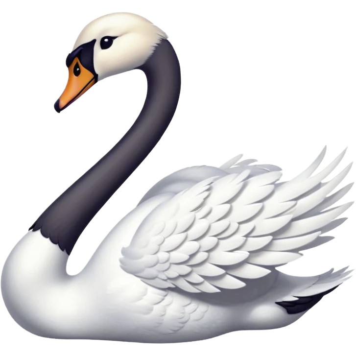White swan emoji