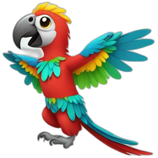 dancing parrot emoji