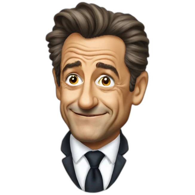 Nicolas Sarkozy poop emoji