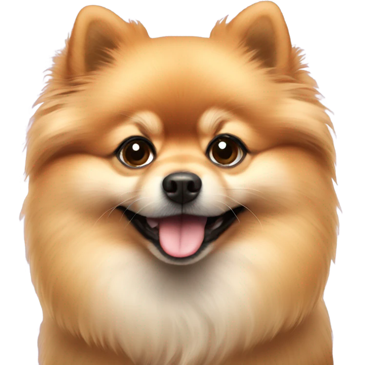 cute pomeranian  emoji