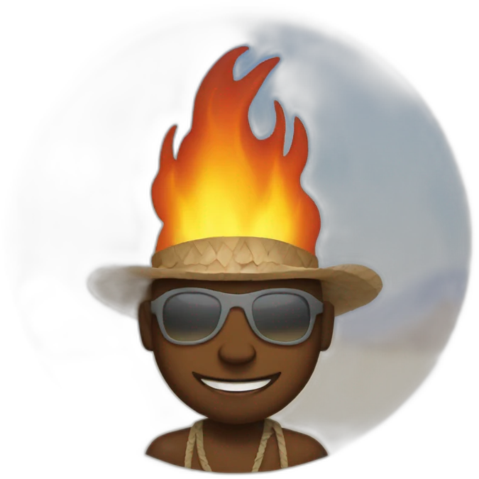 Burning man emoji
