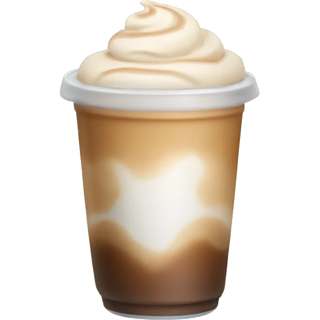Ice latte  emoji