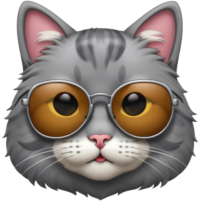 Cat wearing sunglasses emoji