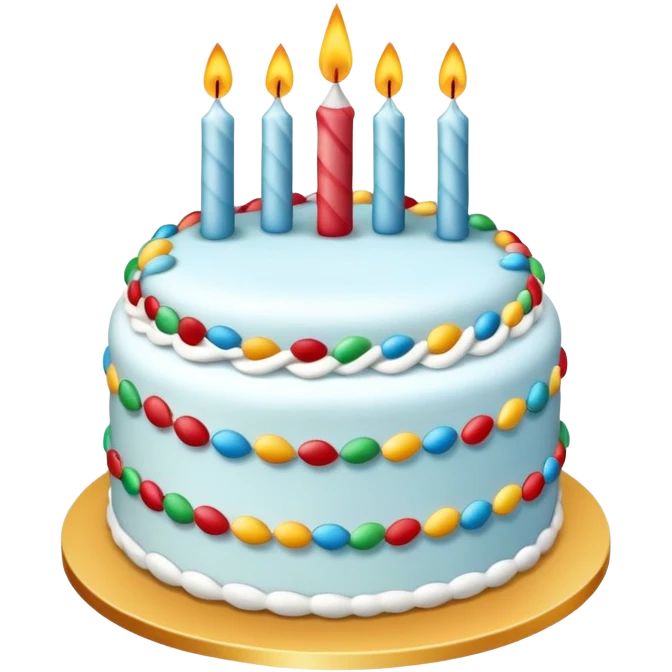One year anniversary cake emoji