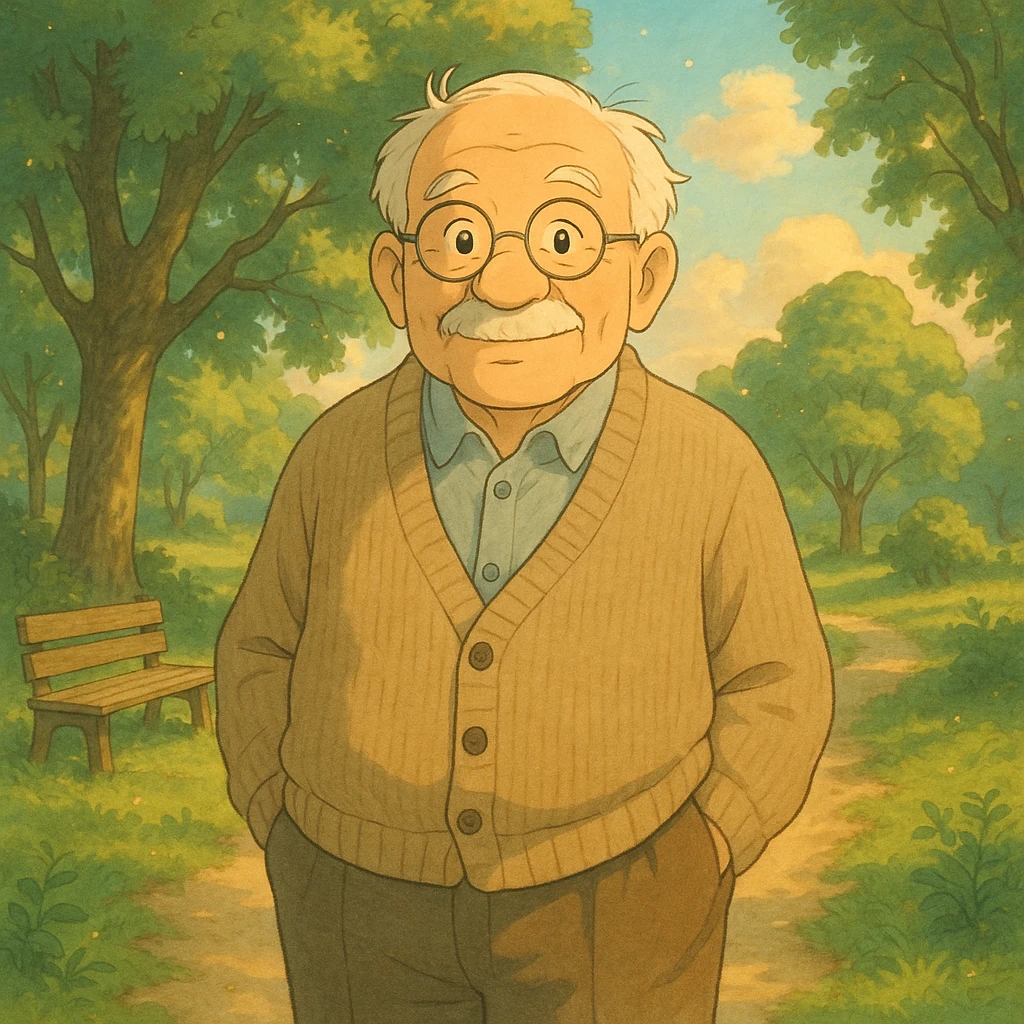 grandfather pensioner emoji