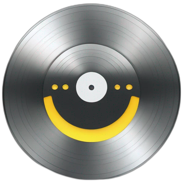 Vinyl disque emoji