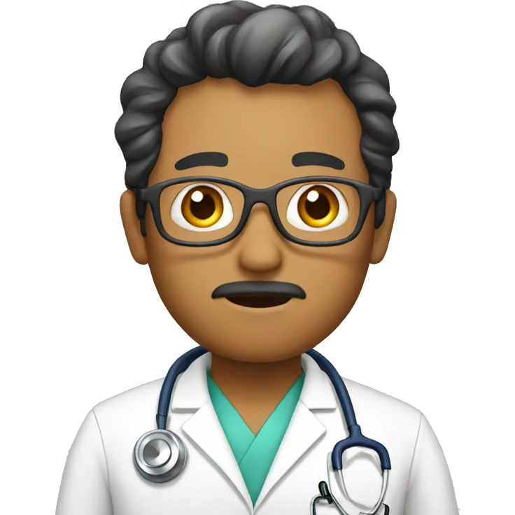 doctor denying emoji