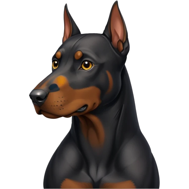 black doberman Y3 emoji