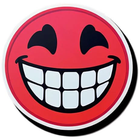 Smiley with joint emoji