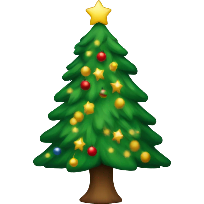 Christmas tree emoji