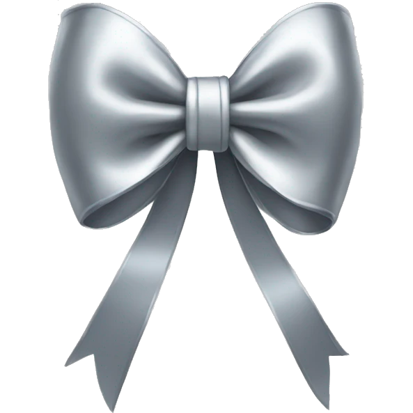 silver bow emoji