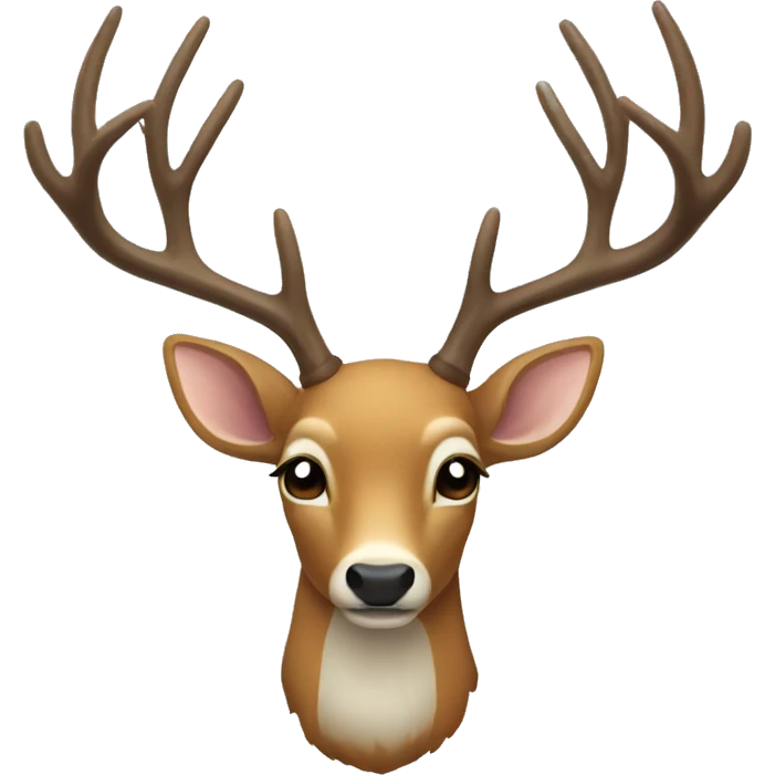 👍🏻-deer-antlers-snow emoji