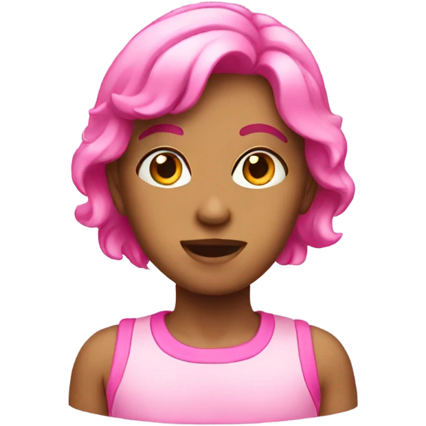 Pink emoji
