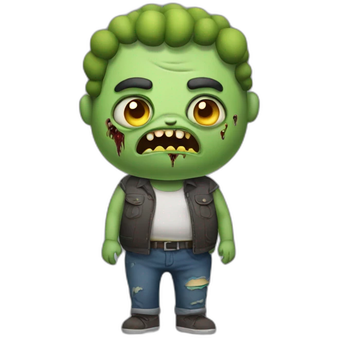 fat zombie  emoji
