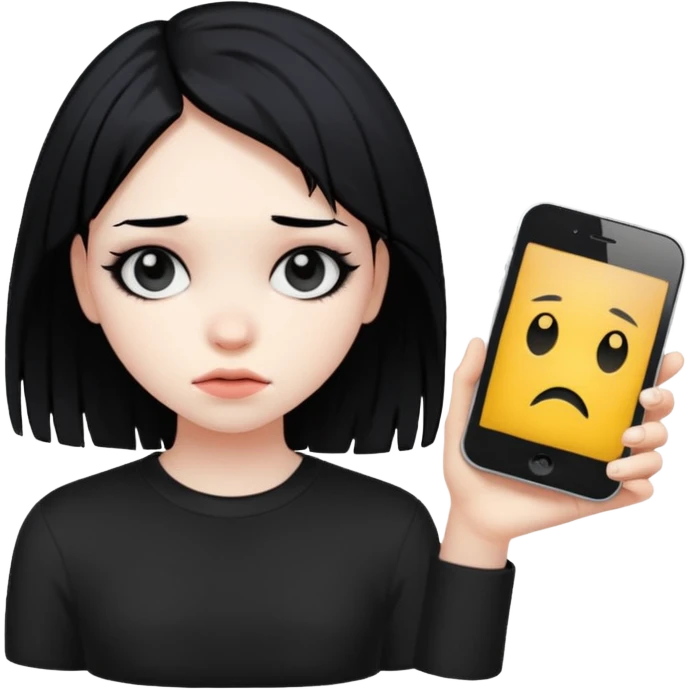 emo girl emoji