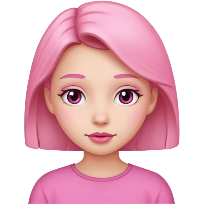Girl pink emoji