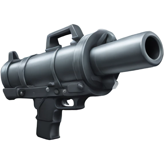 big, big, big gun, like cannon emoji
