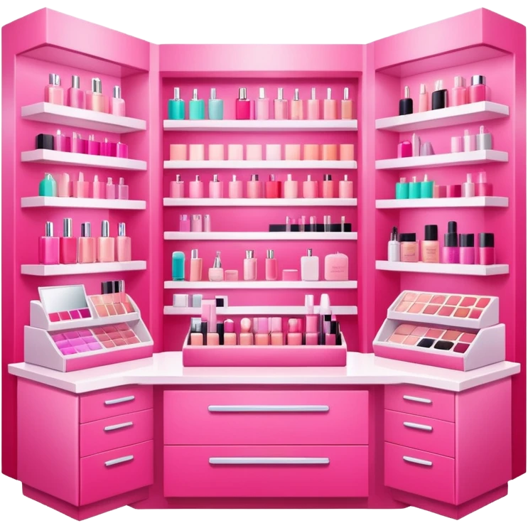 pink beauty store emoji