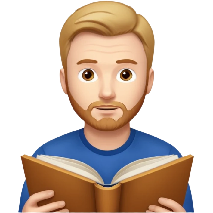 christ evan read book emoji