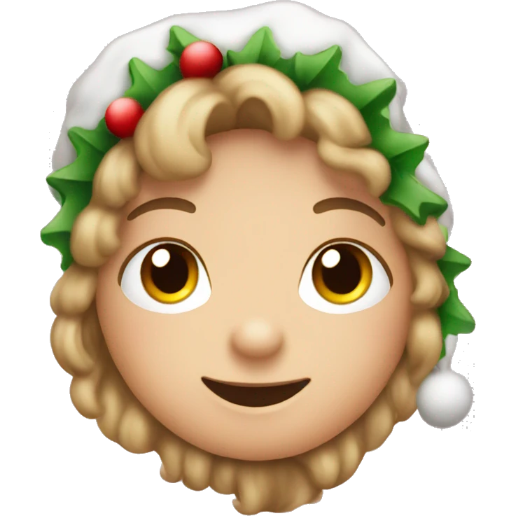 cozy christmas heart  emoji