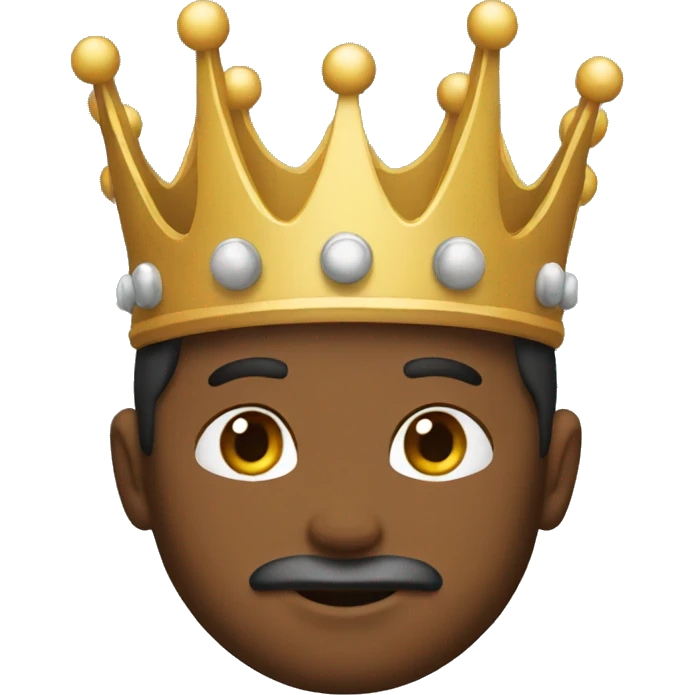 Man suit crown emoji