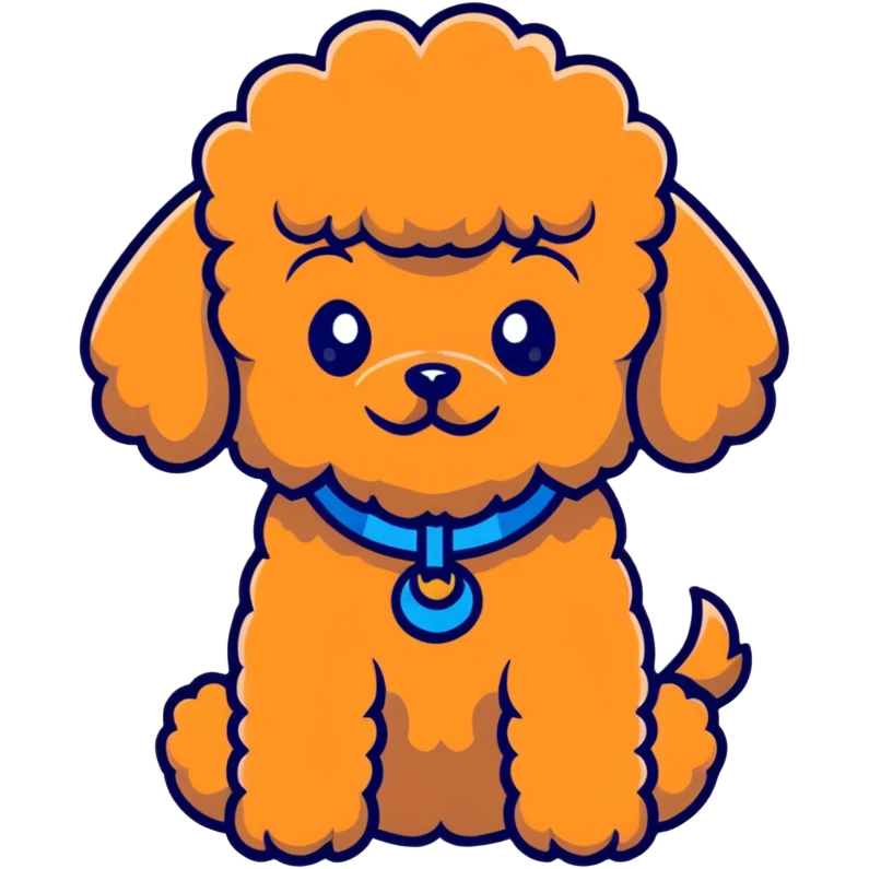 Light brown toy poodle  emoji