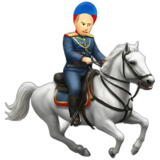 putin riding a misil emoji