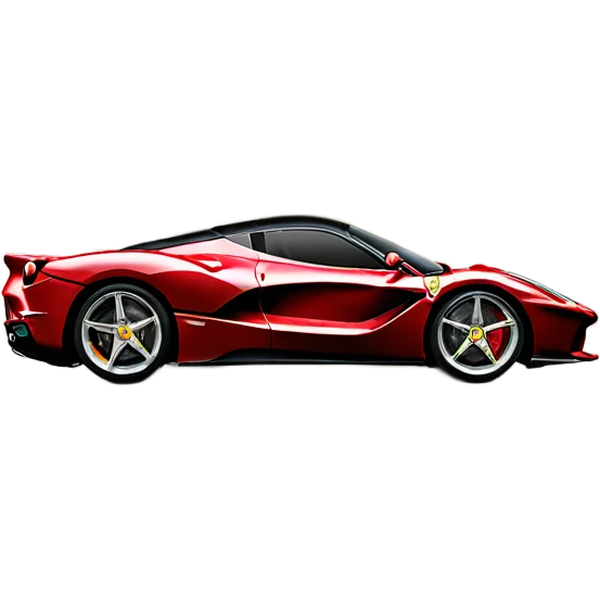 Burgundy Ferrari La Ferrari front emoji