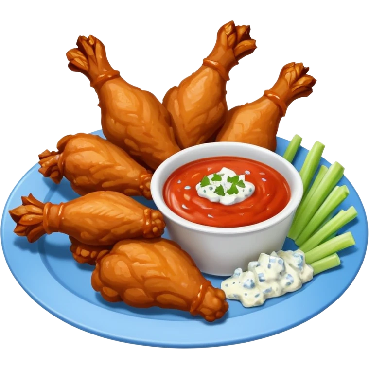 chicken wings buffalo emoji