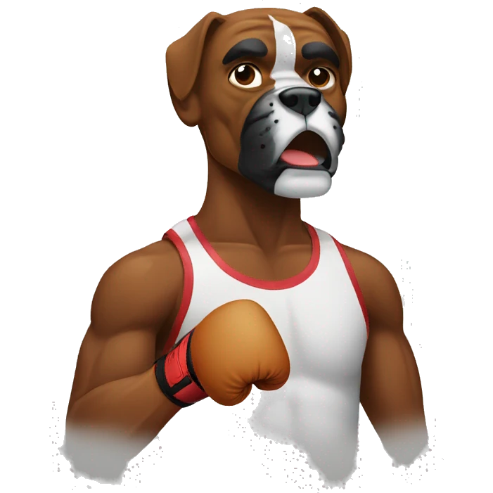 Boxer emoji