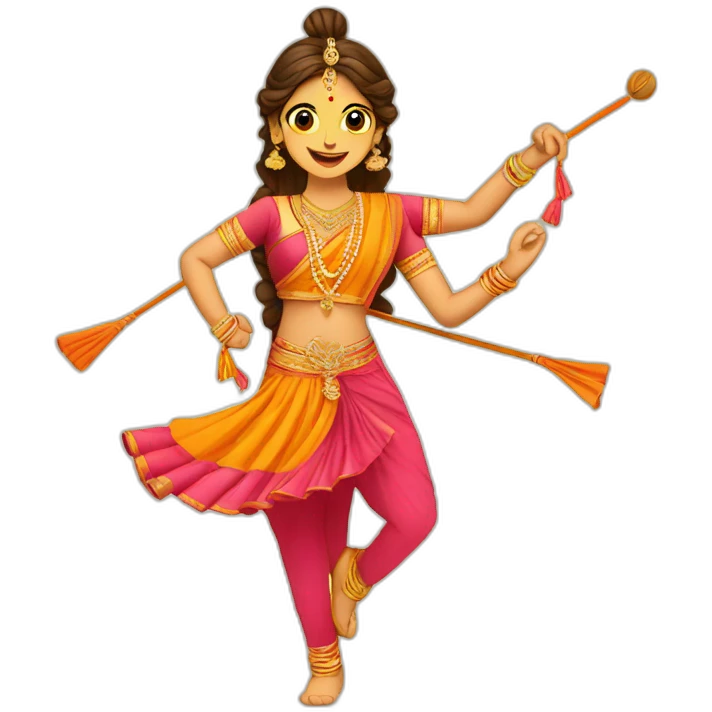 Dandiya emoji
