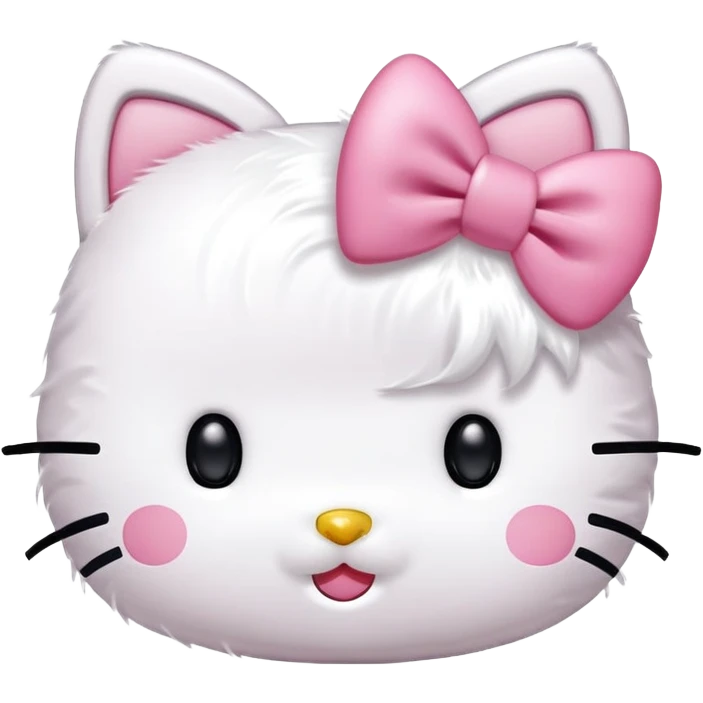 Hello kitty head emoji