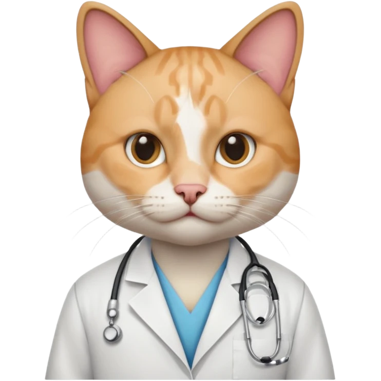 cat dressed as an Orthopedic  emoji