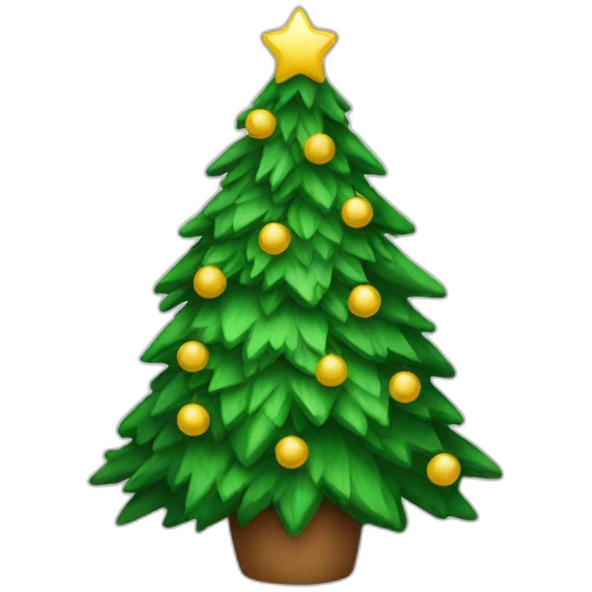 Christmas tree emoji