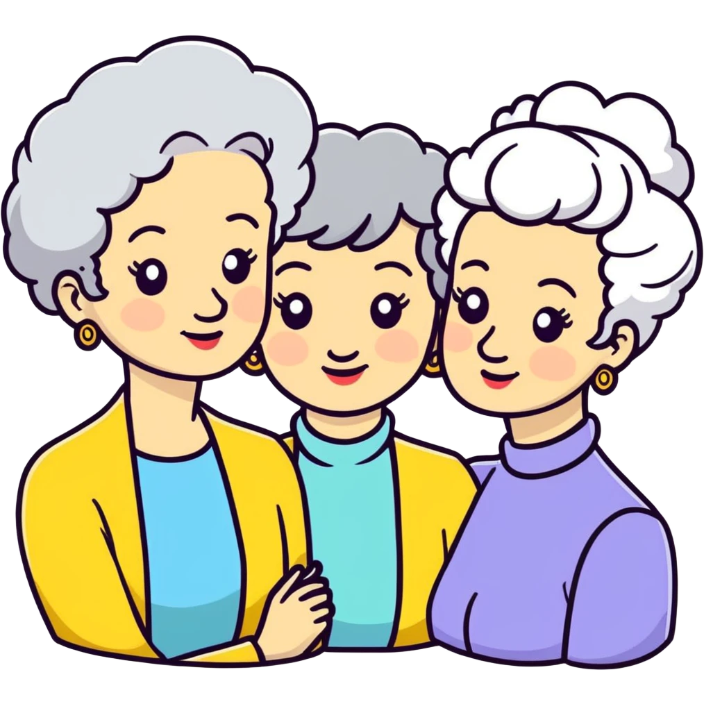 Golden girls  emoji