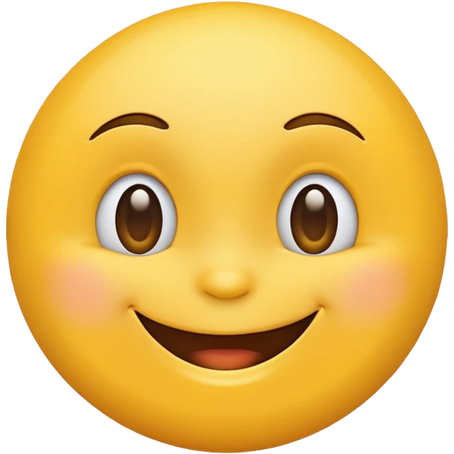 Normal happy face emoji