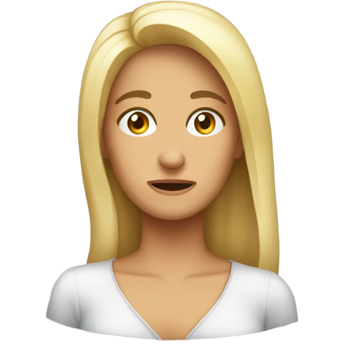 Donna che  piange con lacrime  emoji