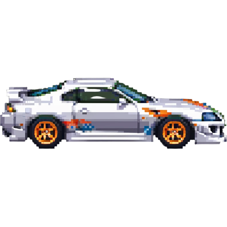 Hot Wheels Toyota Supra side view emoji