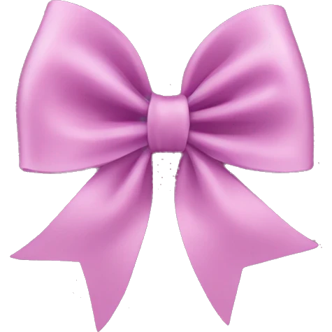 coquette bow emoji