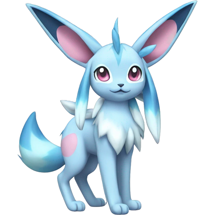Glaceon-Sylveon full body emoji