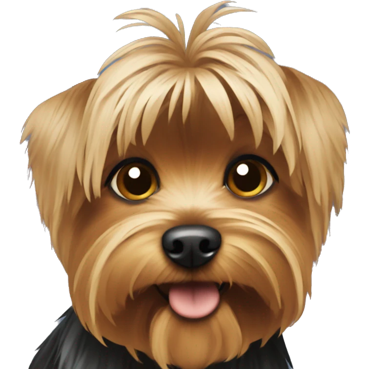 Yorkie dog emoji