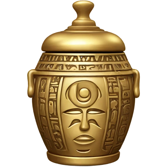 jar gold withe egypt emoji